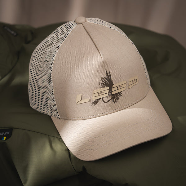 Fly Trucker Cap in Khaki