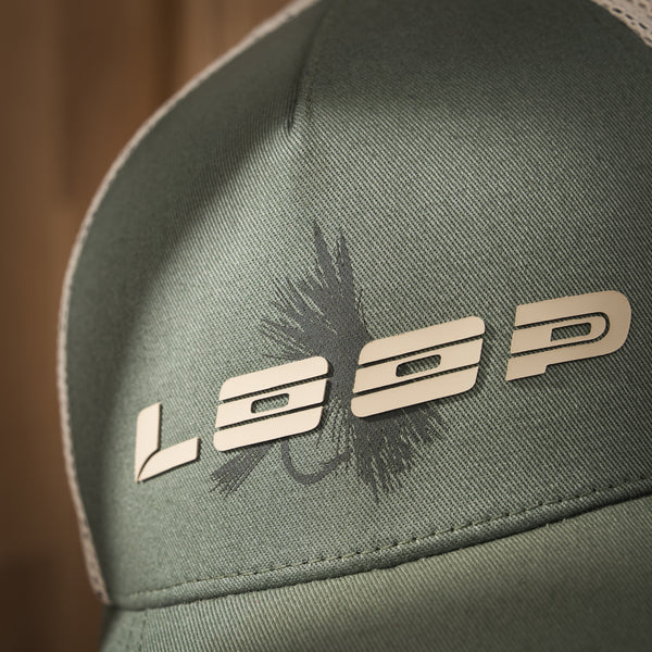 Fly Trucker Cap in River Green