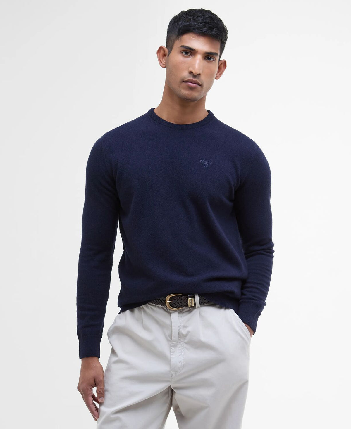 Essential L/wool Crew Neck - Various Colurs