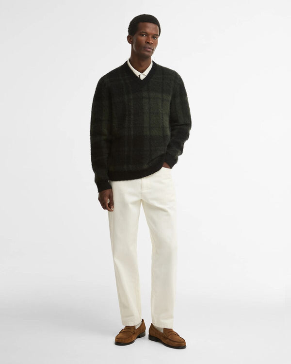 Hunham Tartan V-Neck Jumper