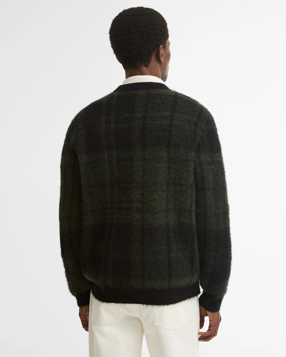 Hunham Tartan V-Neck Jumper