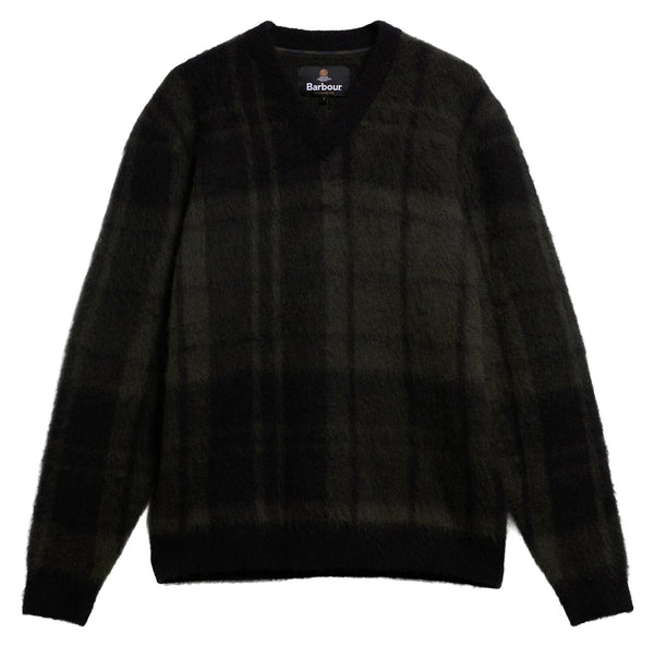 Hunham Tartan V-Neck Jumper