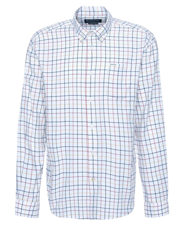 Caswell Tattersall Regular Fit Shirt - Navy