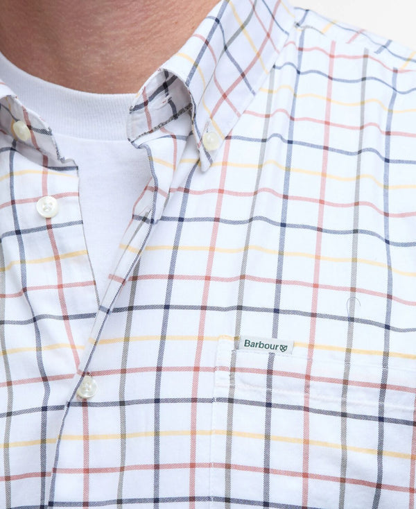 Caswell Tattersall Regular Fit Shirt - Navy