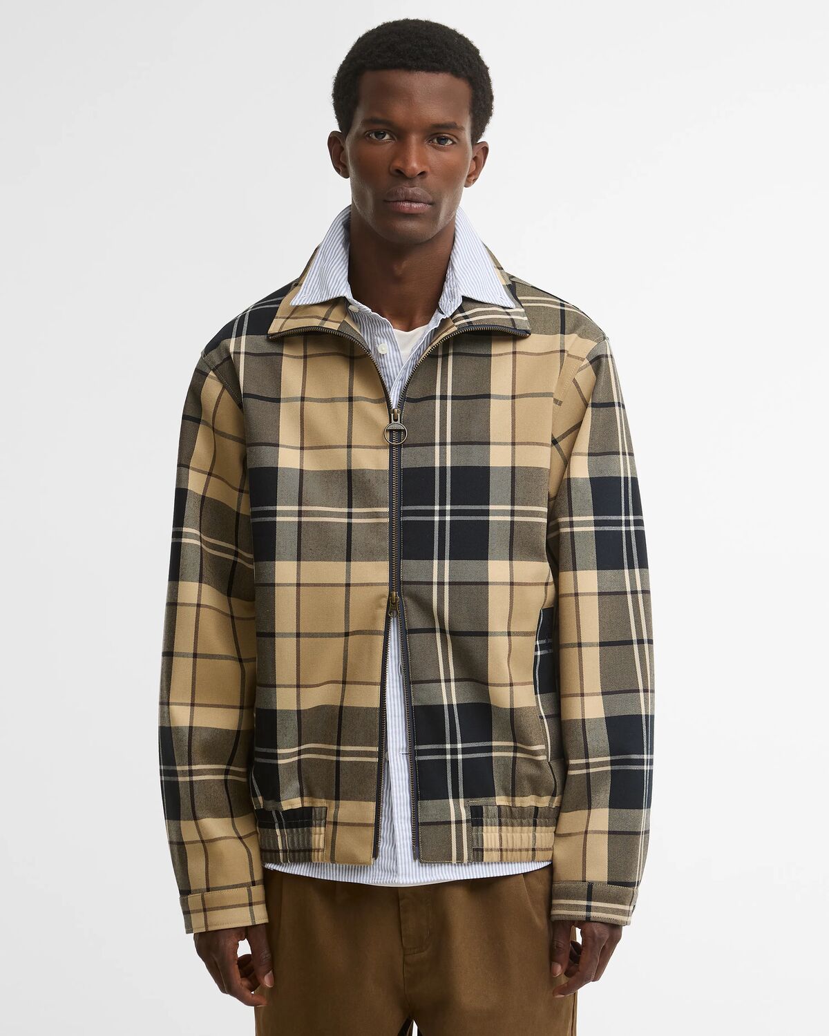Tartan Showerproof Blouson Jacket