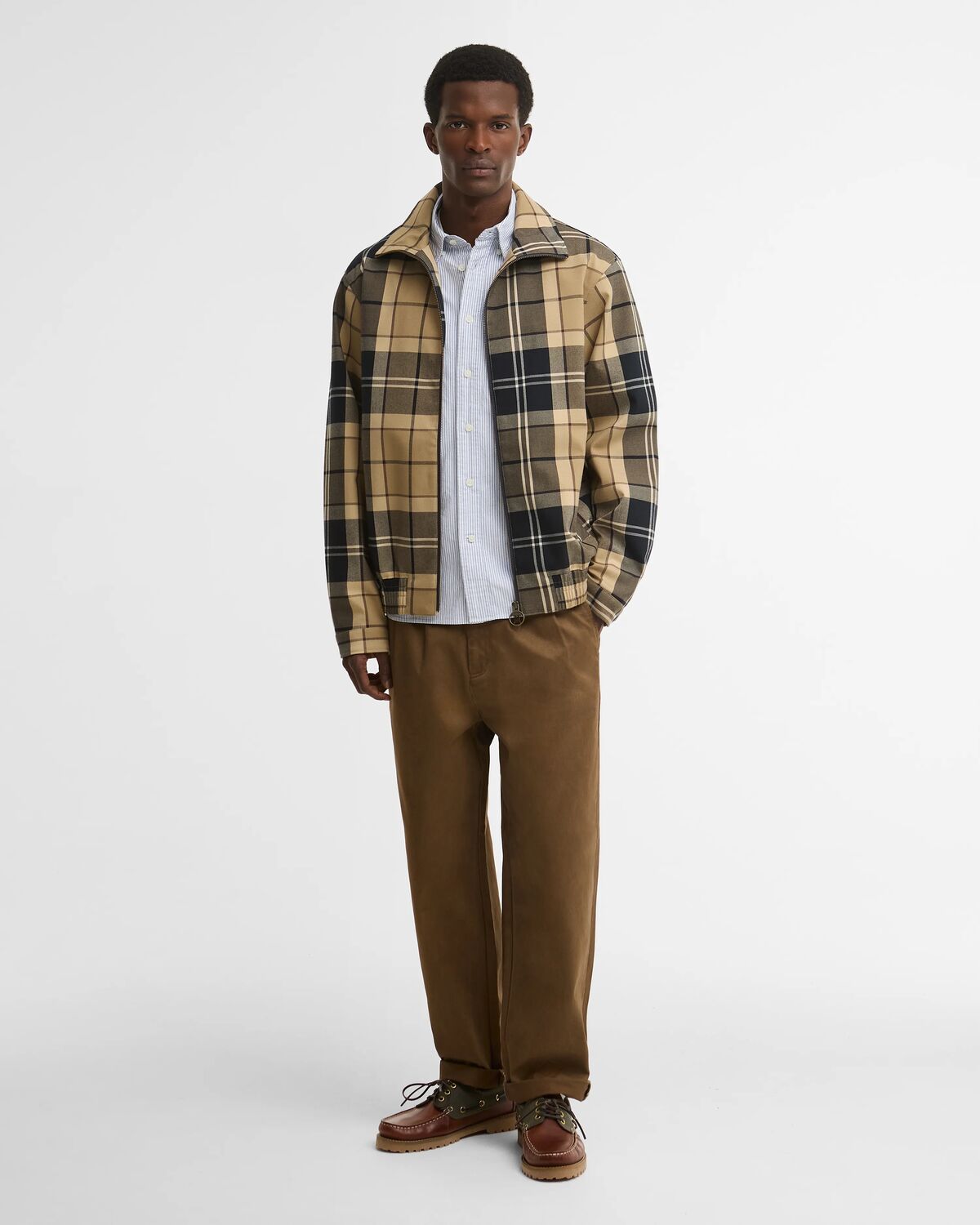 Tartan Showerproof Blouson Jacket