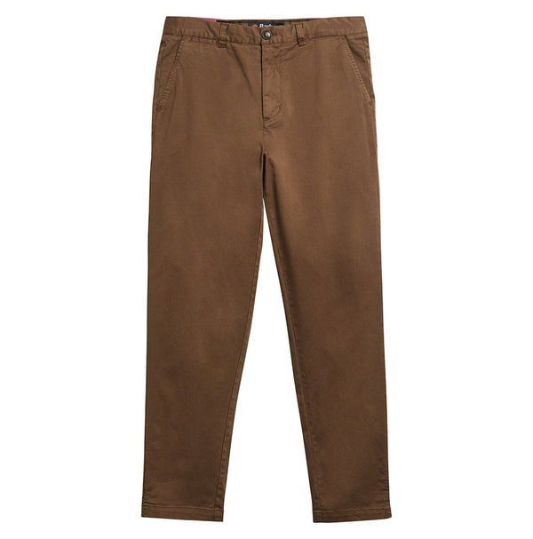 Washed Stretch Twill Tailored Trouser