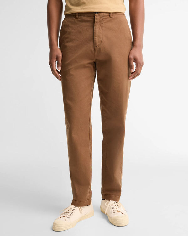 Washed Stretch Twill Tailored Trouser