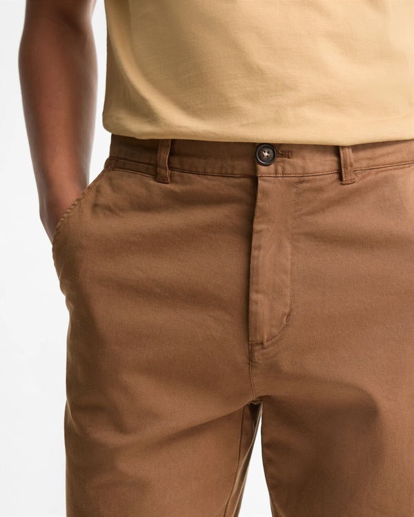 Washed Stretch Twill Tailored Trouser