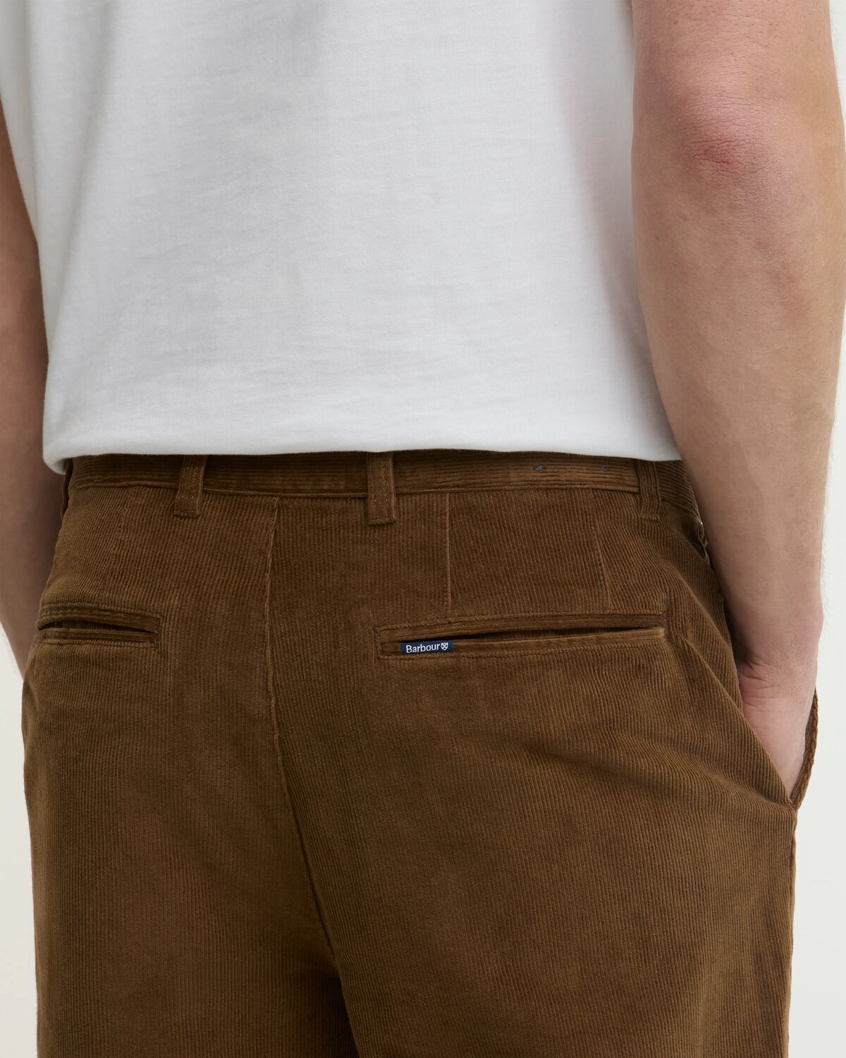 Washed Stretch Twill Tailored Trouser