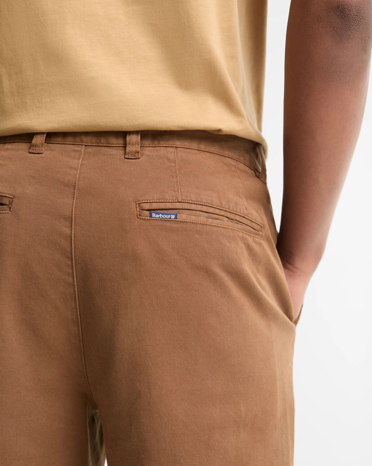 Washed Stretch Twill Tailored Trouser