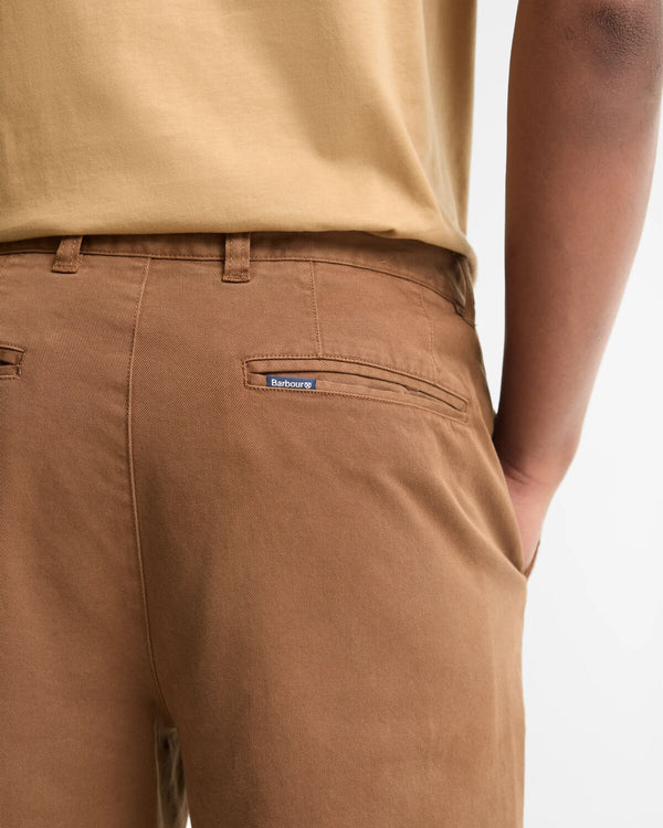 Washed Stretch Twill Tailored Trouser