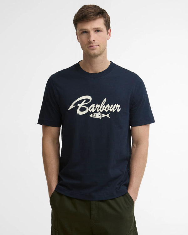 Hook Relaxed Graphic T-Shirt - Dark Navy - RRP £39.95
