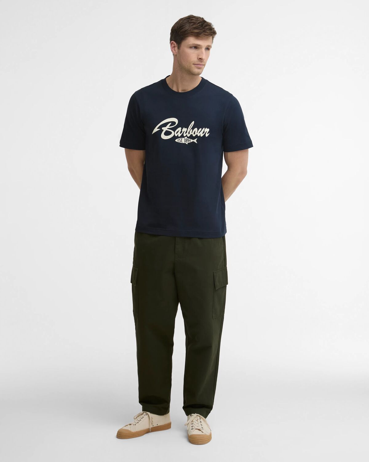 Hook Relaxed Graphic T-Shirt - Dark Navy - RRP £39.95