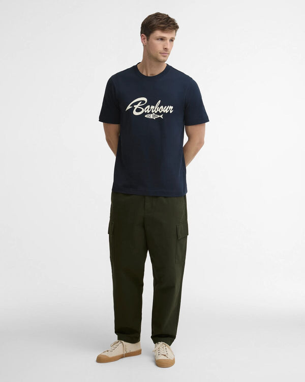 Hook Relaxed Graphic T-Shirt - Dark Navy - RRP £39.95