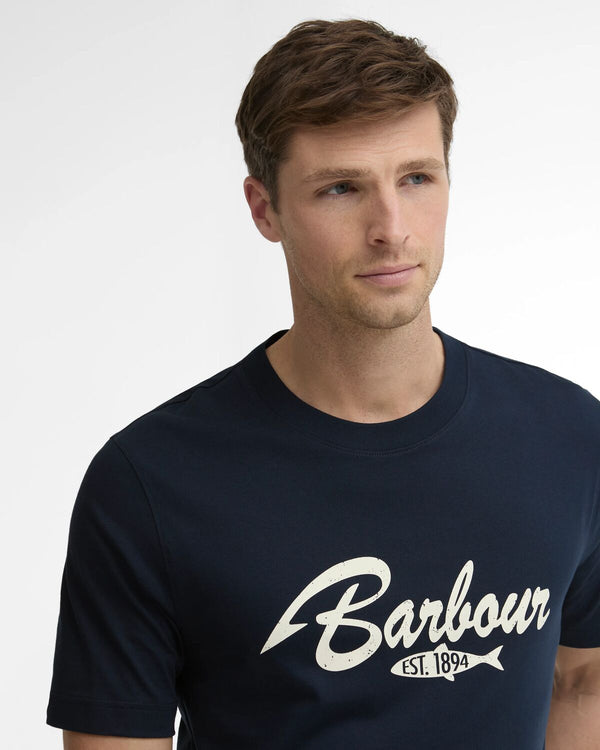 Hook Relaxed Graphic T-Shirt - Dark Navy - RRP £39.95