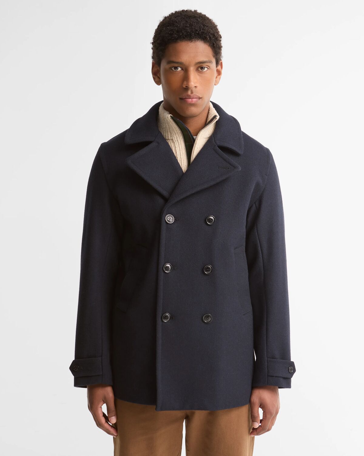 Polzeath Wool Pea Coat - RRP £349