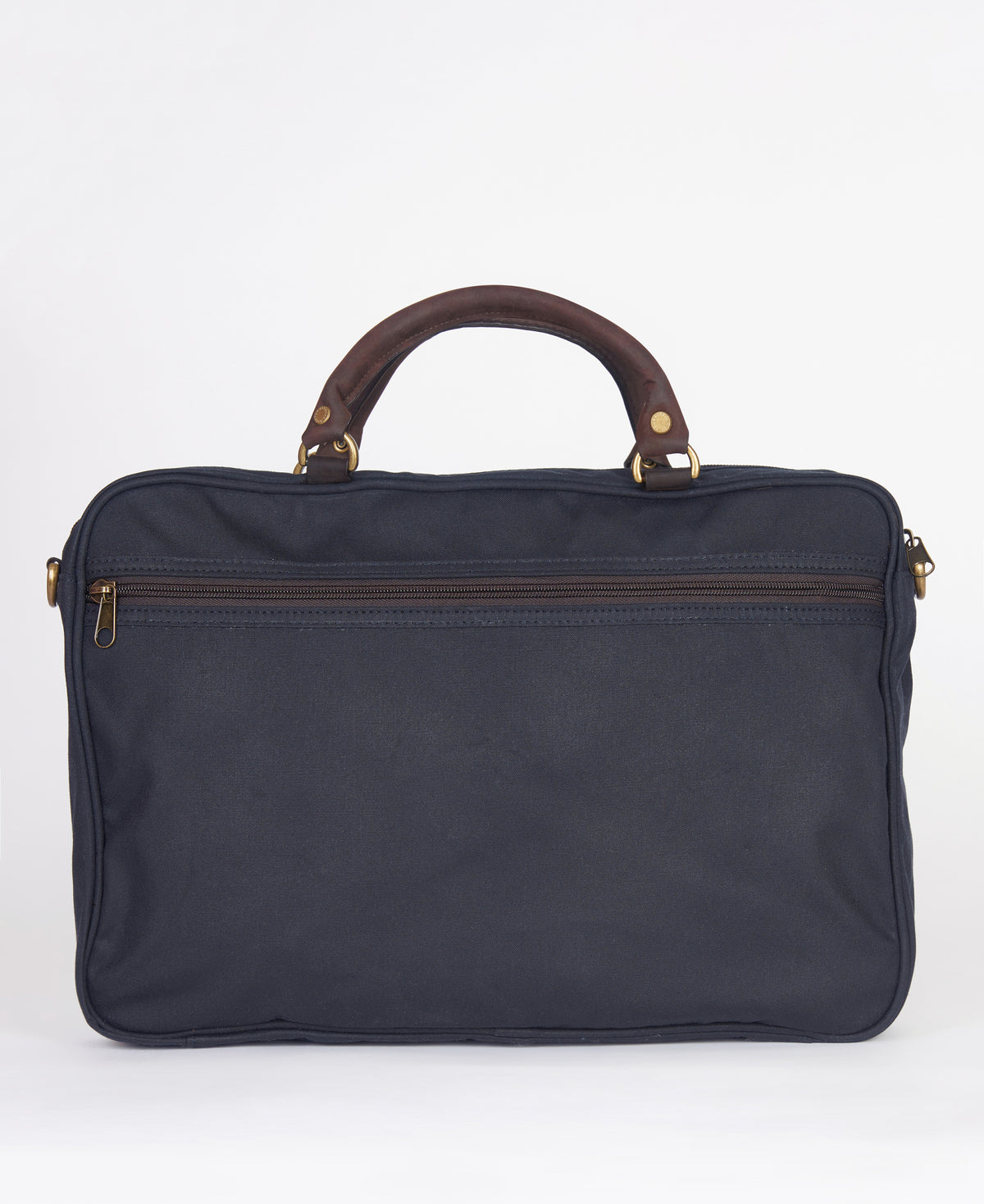 Waxed Leather Briefcase
