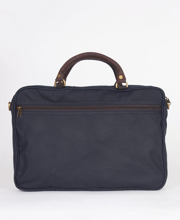 Waxed Leather Briefcase