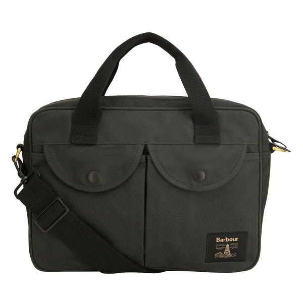 Field Wax Laptop Crossbody Bag - Sage