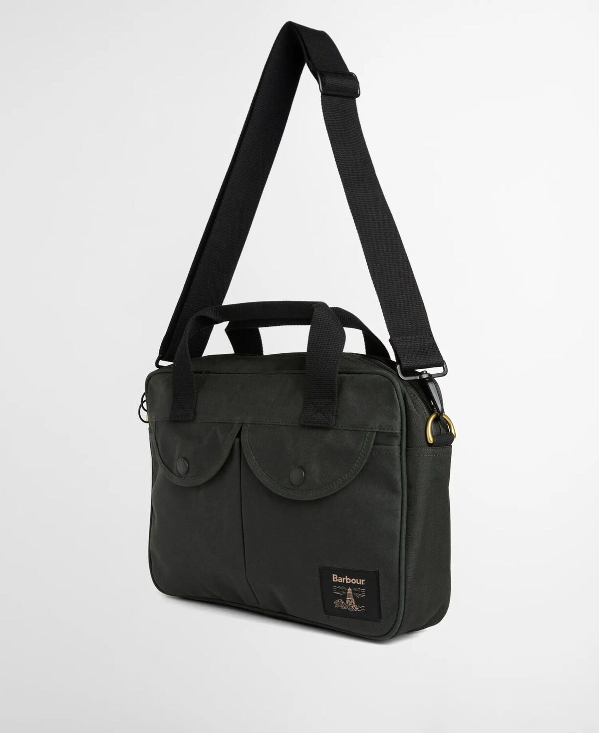 Field Wax Laptop Crossbody Bag - Sage