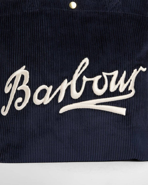 Mini Carrick Cord Tote Bag - Navy