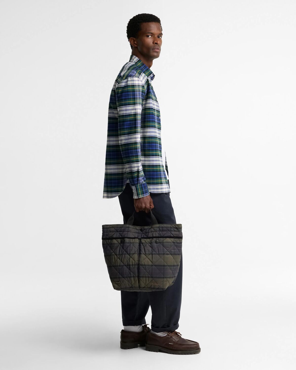 Tartan Liddesdale Tote Bag - Shadow Classic Tartan