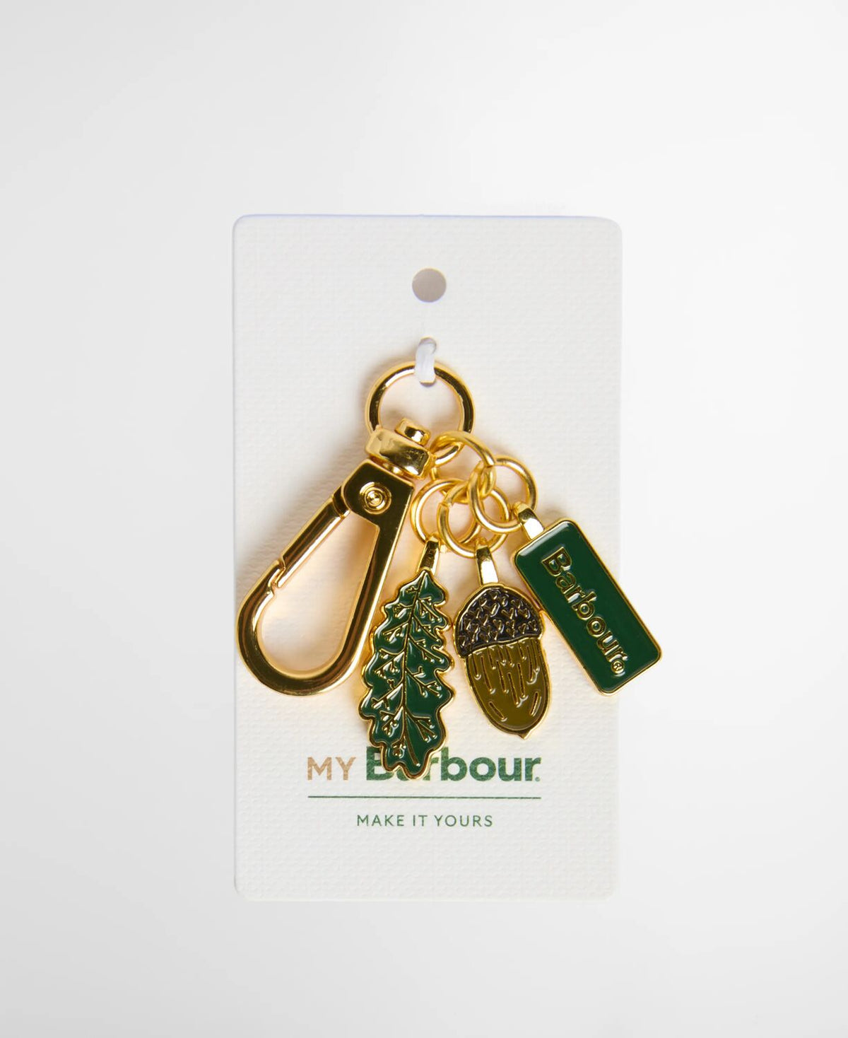 Barbour Woodlands Keychain Fob