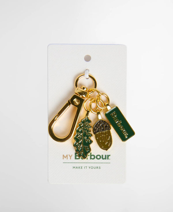 Barbour Woodlands Keychain Fob