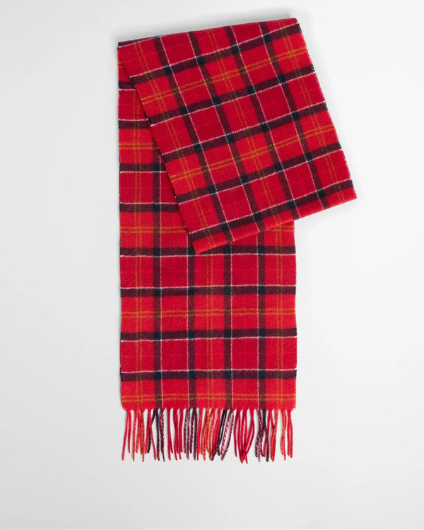 Tartan Lambswool Scarf - various colours