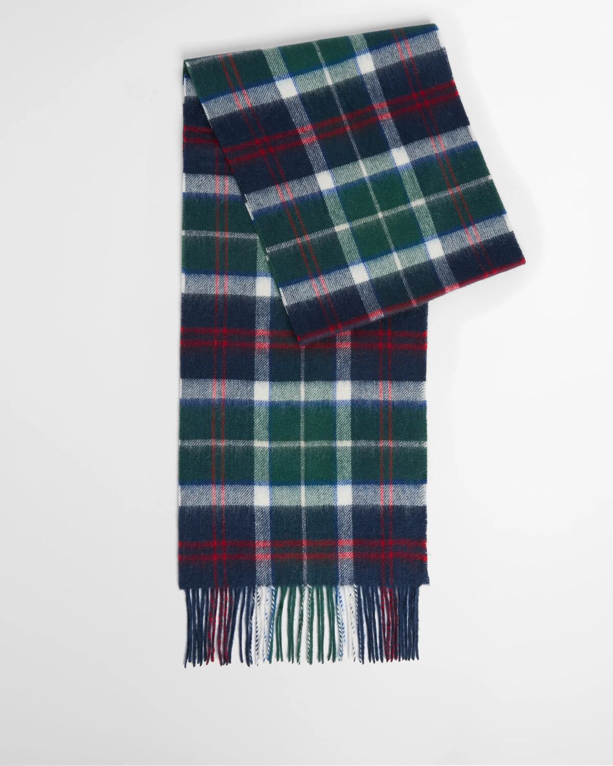 Wool Cashmere Tartan Scarf - Various colours