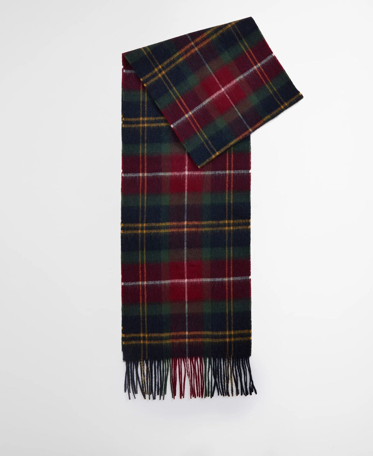 Wool Cashmere Tartan Scarf - Various colours