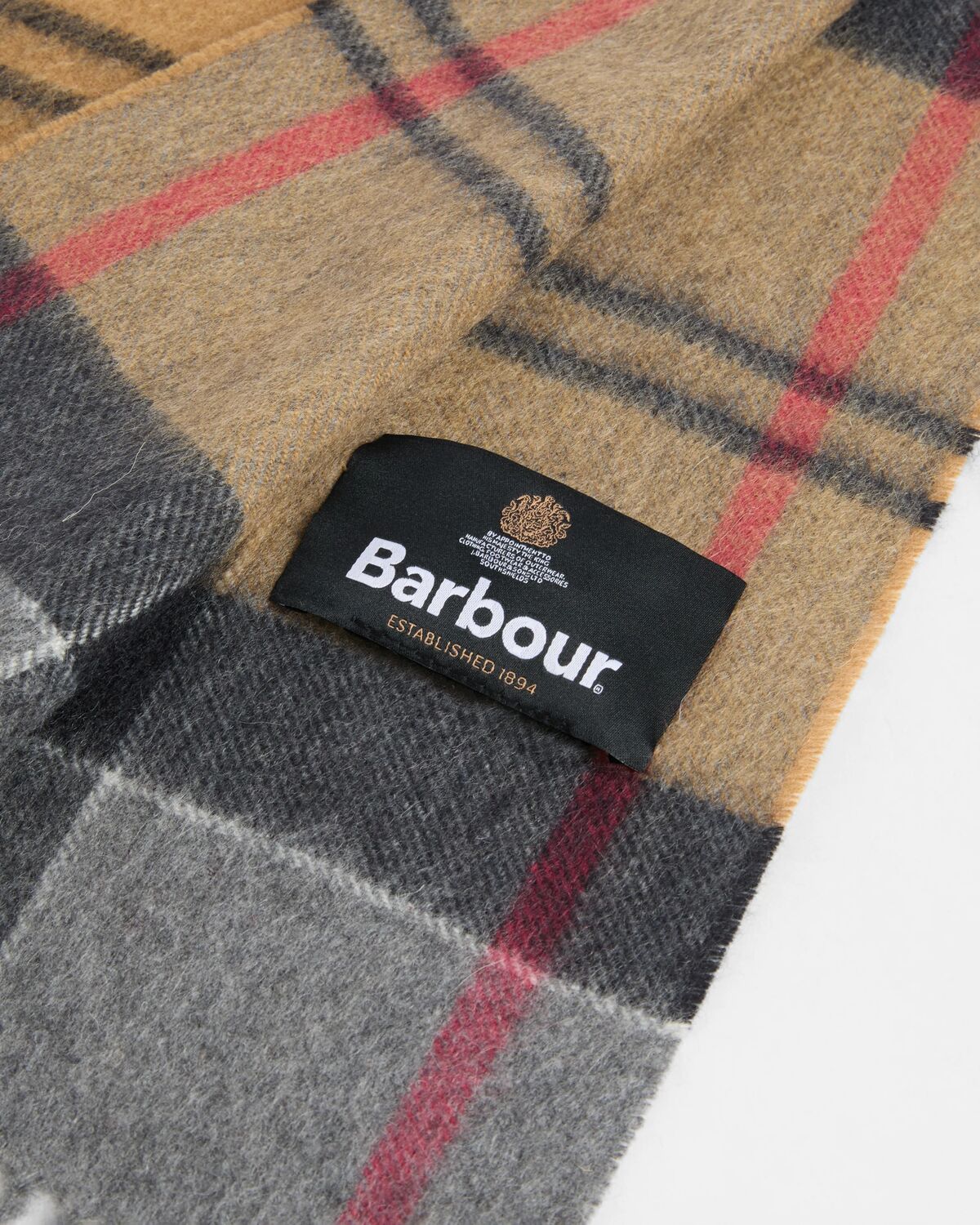 Cashmere Tartan Scarf - various colours