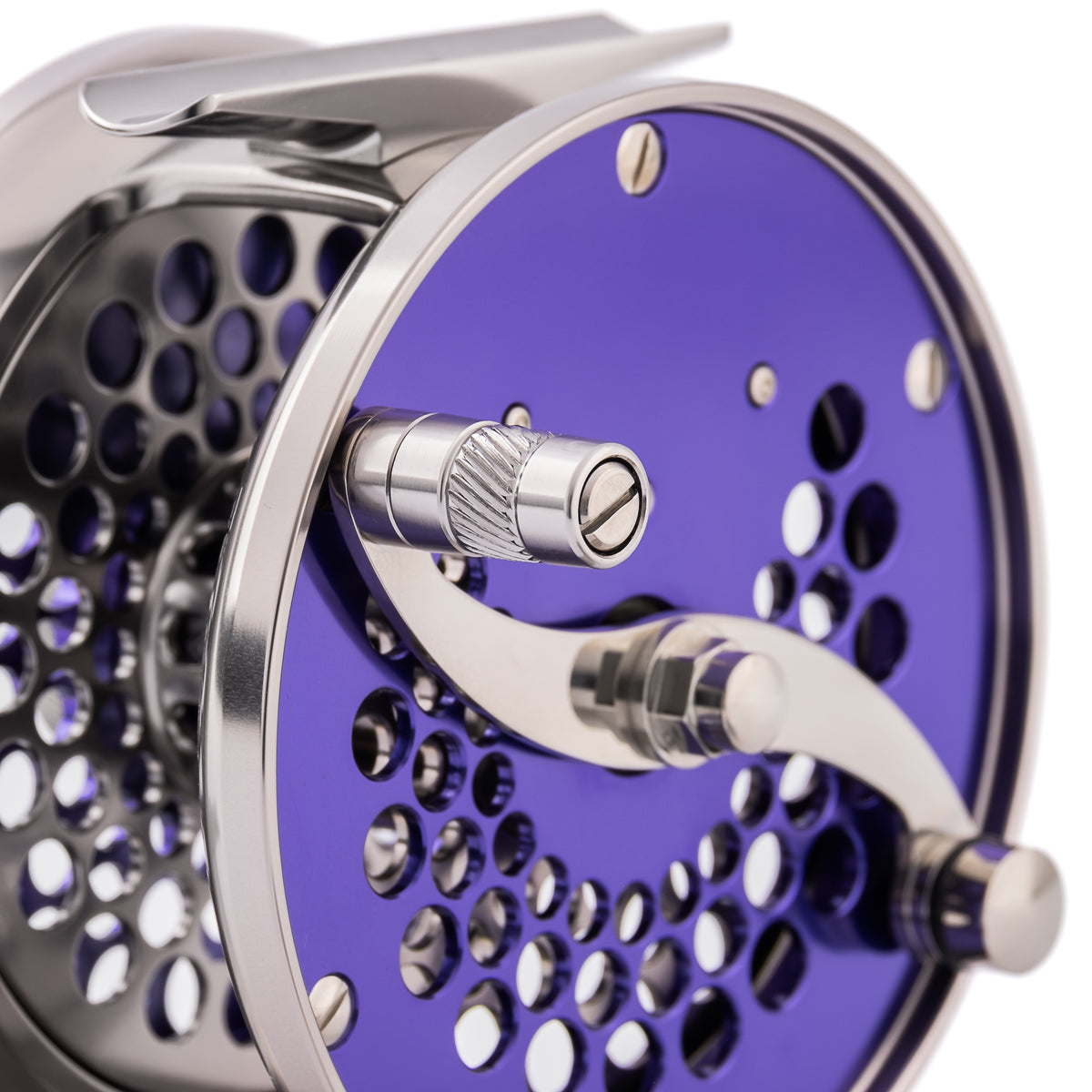 Classic Ported Plate Fly Reels in Twilight Violet