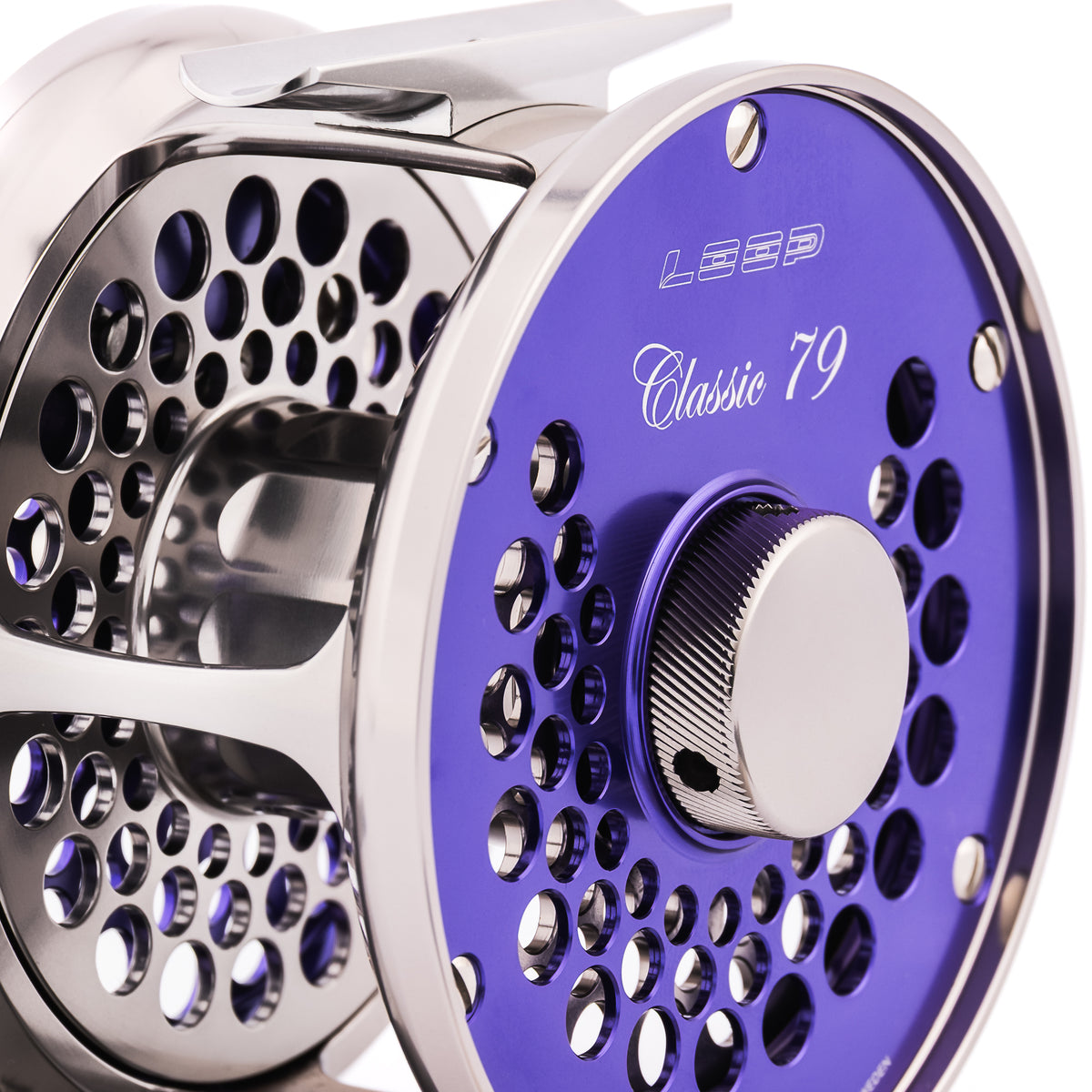 Classic Ported Plate Fly Reels in Twilight Violet