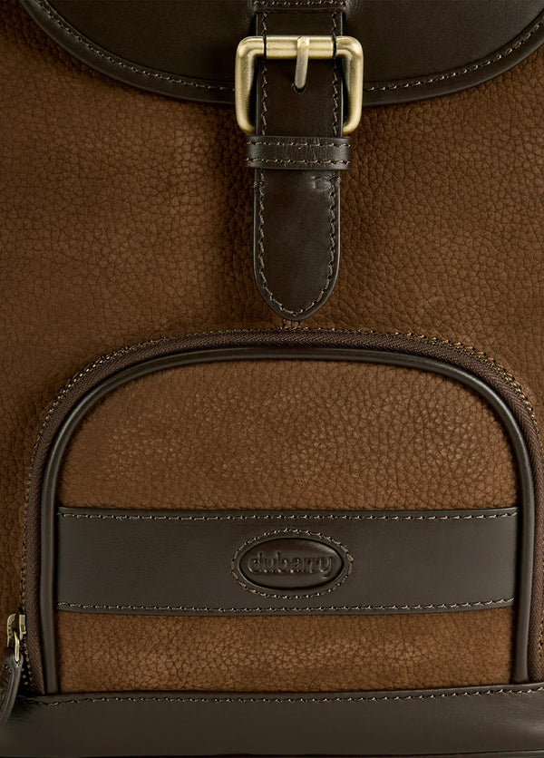 Dunross Leather Backpack - Walnut