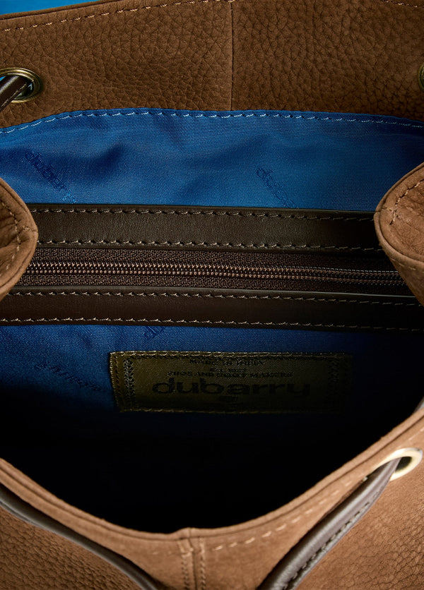 Dunross Leather Backpack - Walnut