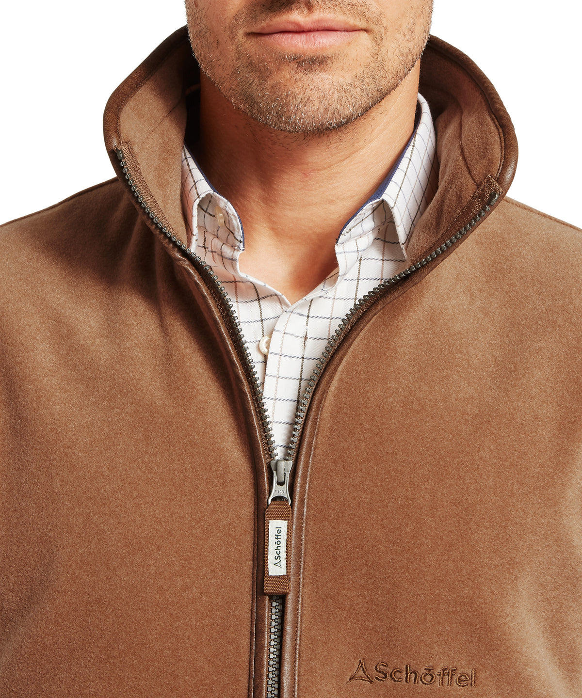 Oakham Fleece Gilet - Toffee