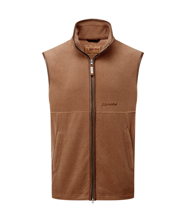 Oakham Fleece Gilet - Toffee