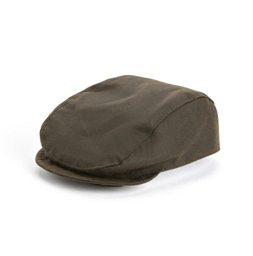 Dog Wax Flat Cap - Olive