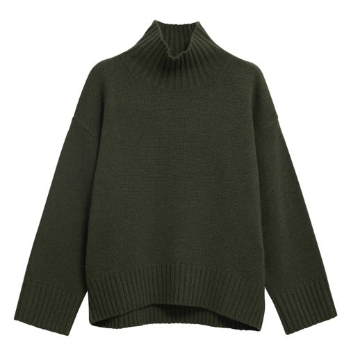 Woodhouse Cashmere Blend Funnel Neck Knitted Jumper - RRP £179