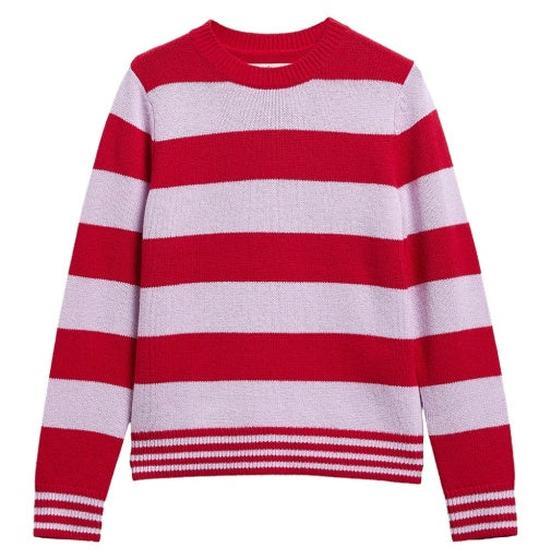 Woodhouse Striped Cashmere Blend Knitted Jumper
