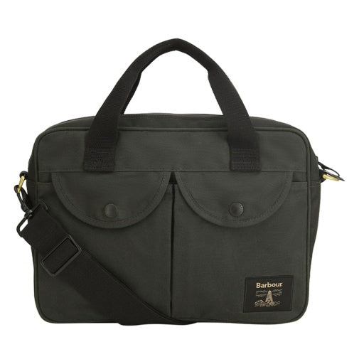 Field Wax Laptop Crossbody Bag - Sage