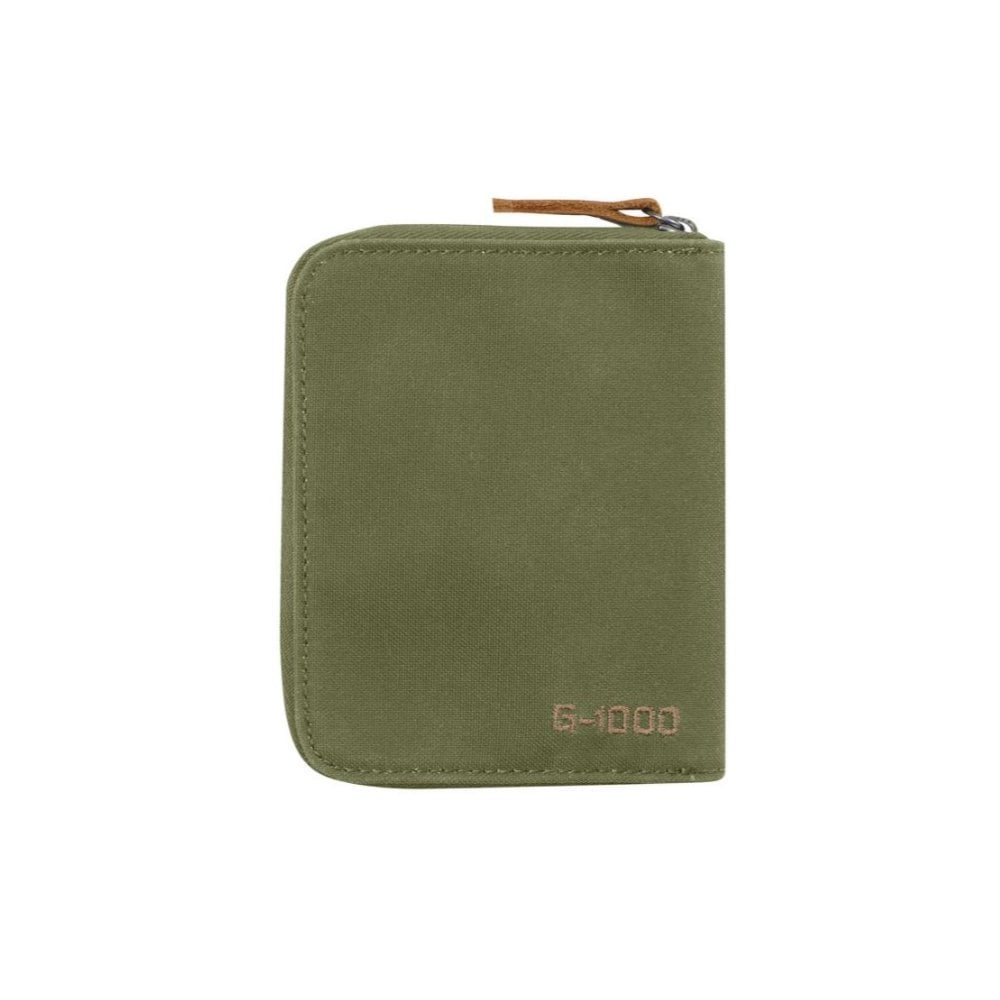 Fjall Raven Dark Olive Zip Card Holder In Green